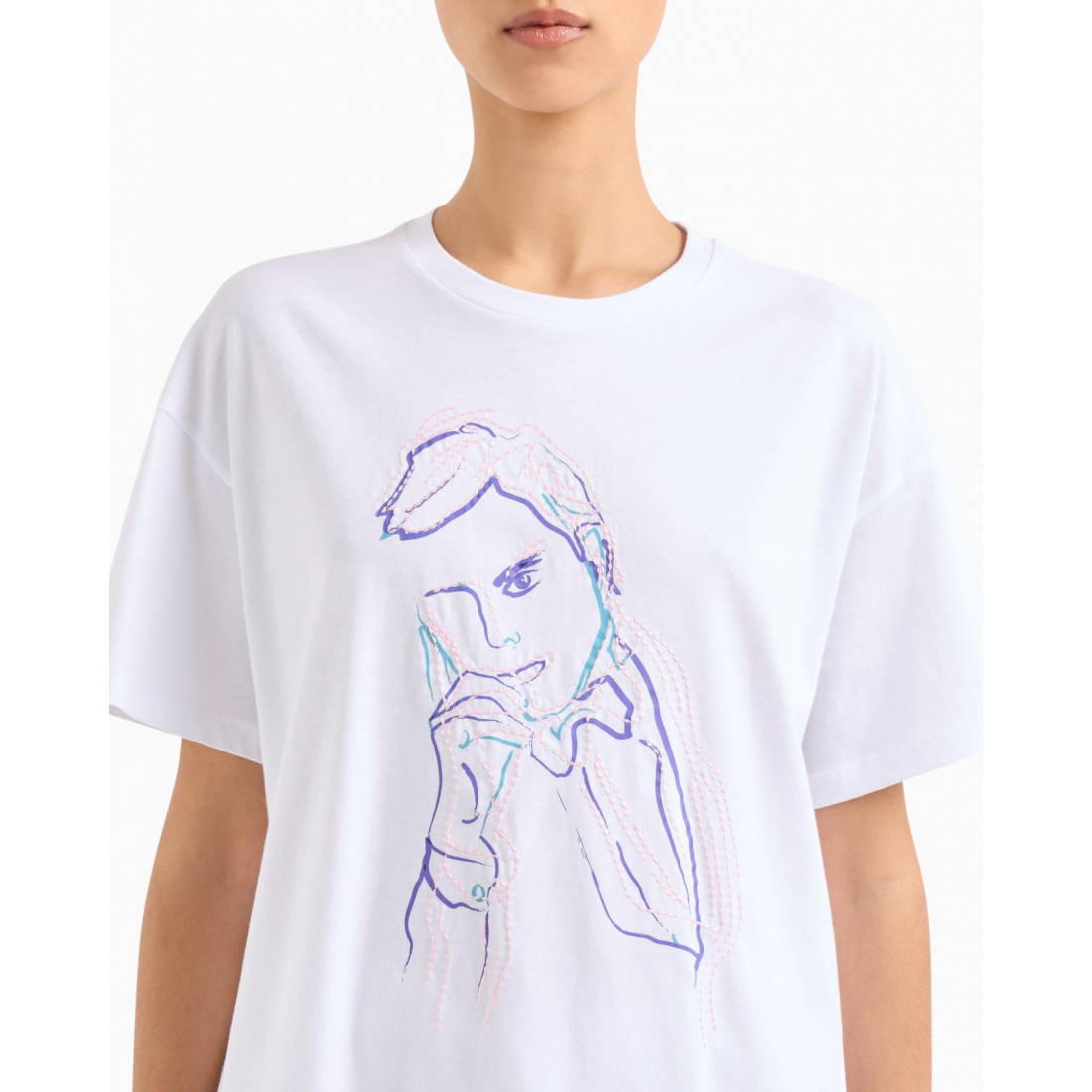 T-shirt 'Graphic-Print' pour Femmes