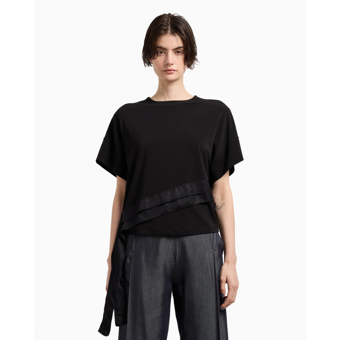 T-shirt 'Strap-Detail' pour Femmes