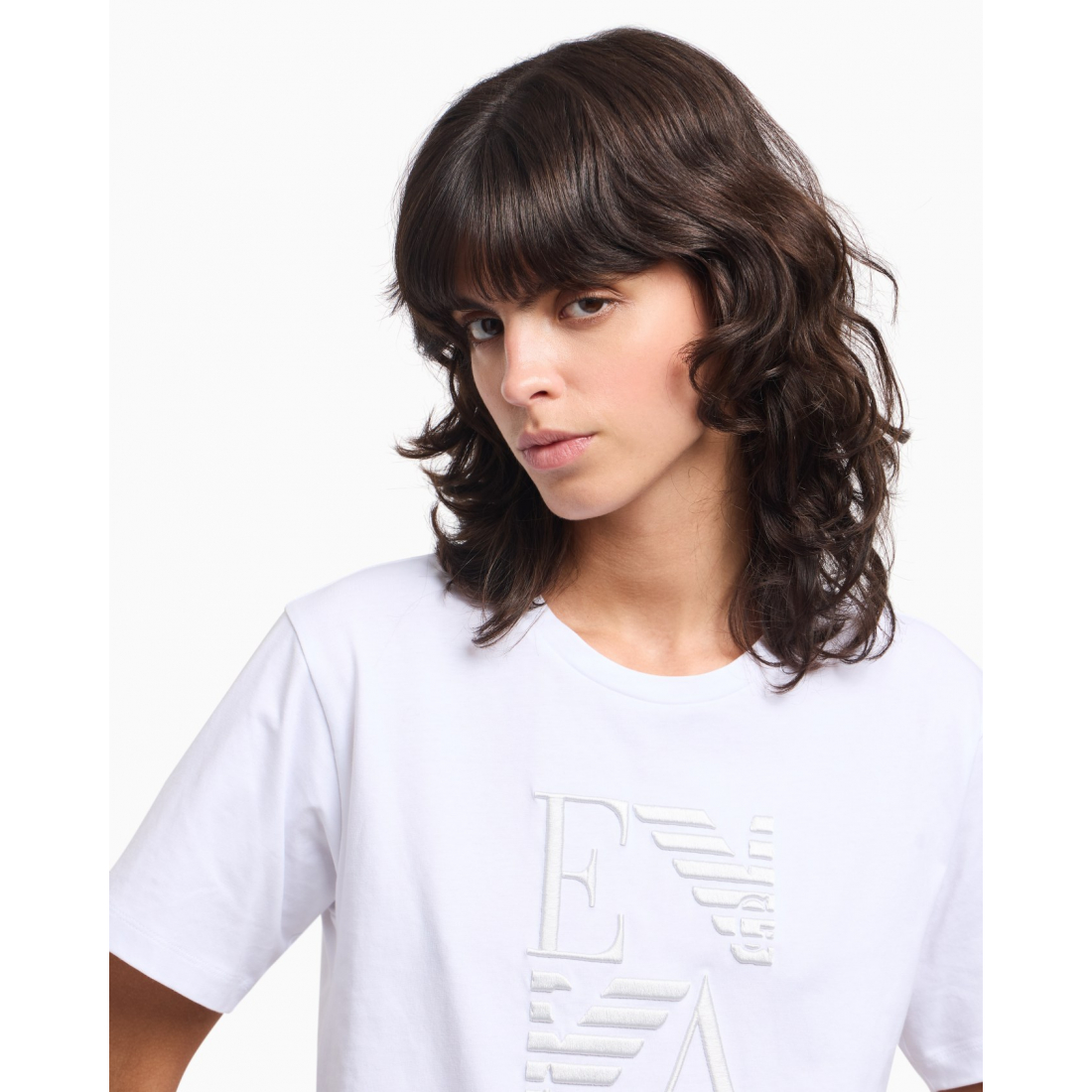 'Logo-Embroidered' T-Shirt für Damen