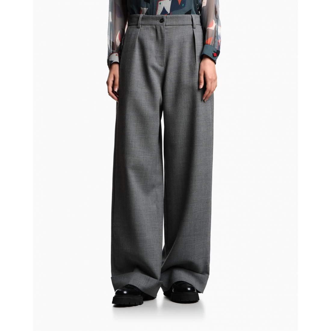 Pantalon 'Cuffed' pour Femmes