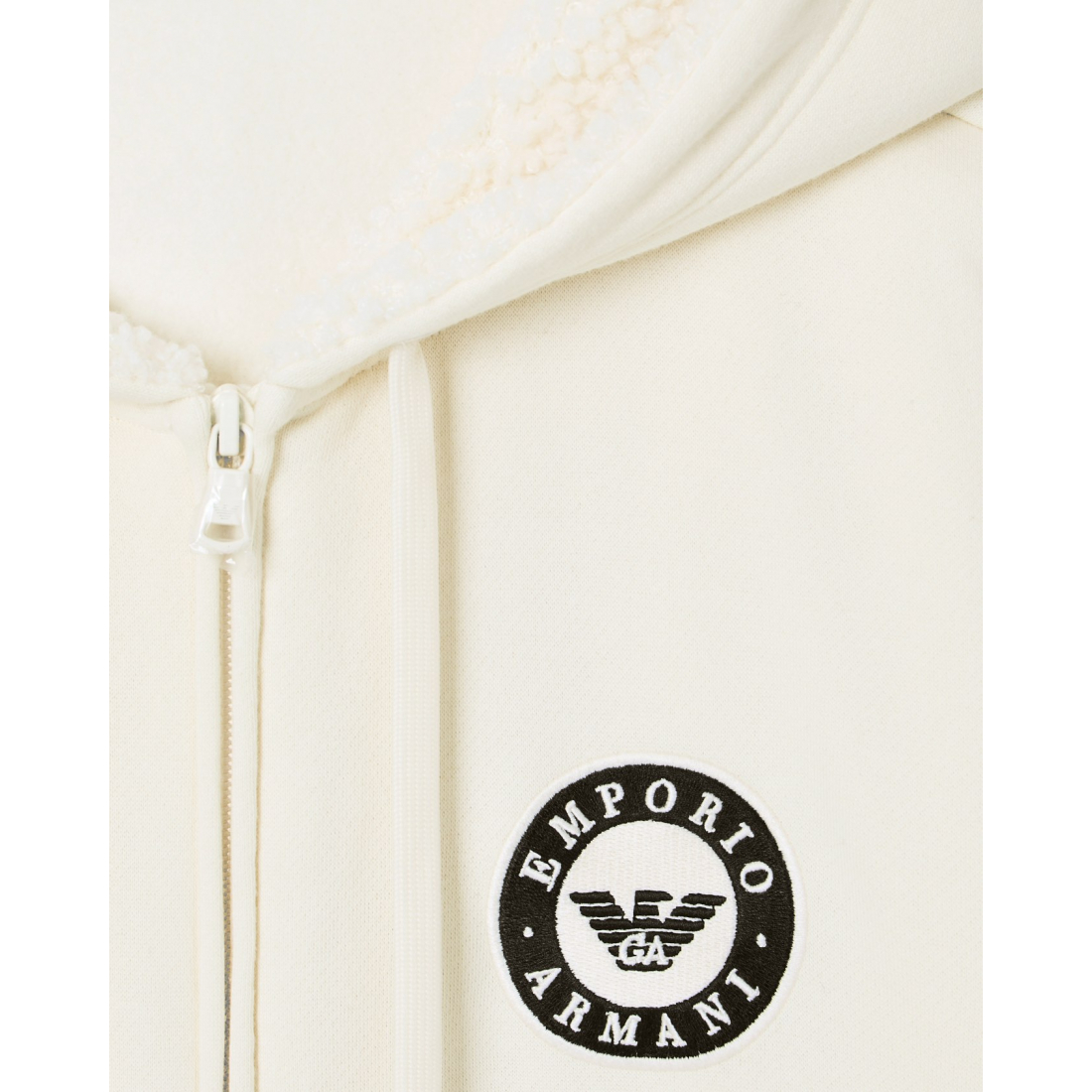 Sweatshirt à capuche  'Logo-Embroidered Zip-Up' pour Femmes