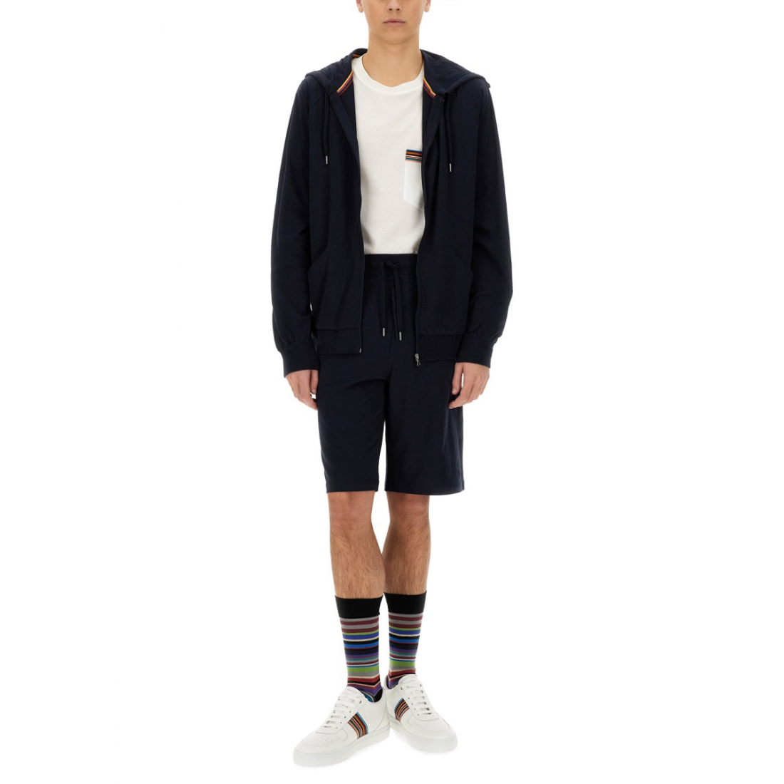 'Zip-Up' Kapuzenpullover für Herren