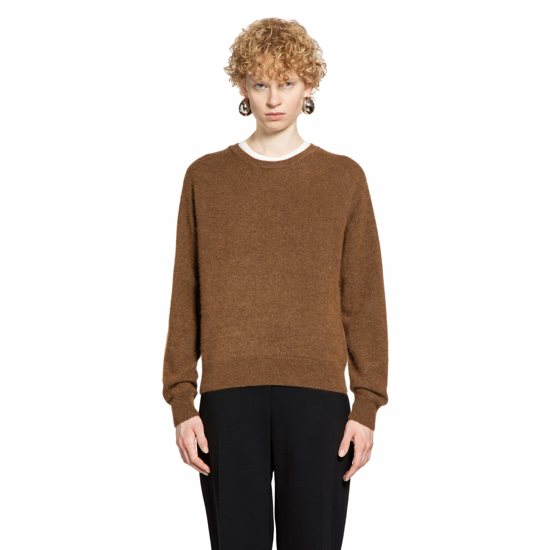 'Lorynna Round-Neck' Kaschmirpullover für Damen