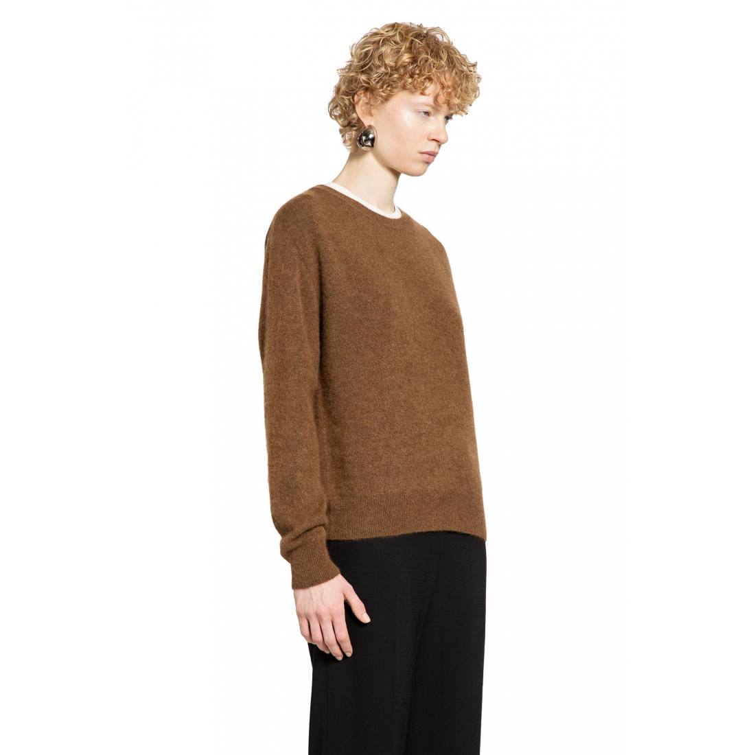'Lorynna Round-Neck' Kaschmirpullover für Damen
