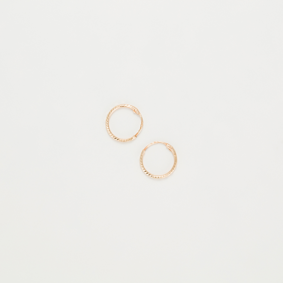 Boucles d'oreilles 'Créoles Twistées' pour Femmes