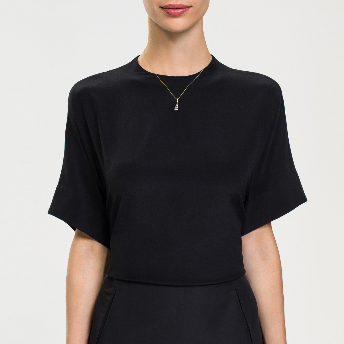 Pendentif sur chaine 'Brillants Pendants' pour Femmes