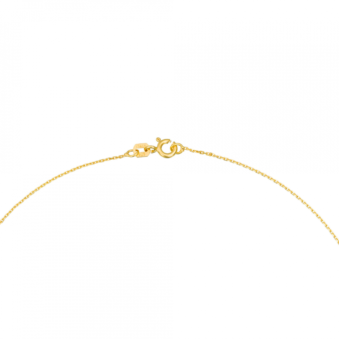 Pendentif sur chaine 'Demi Lune' pour Femmes