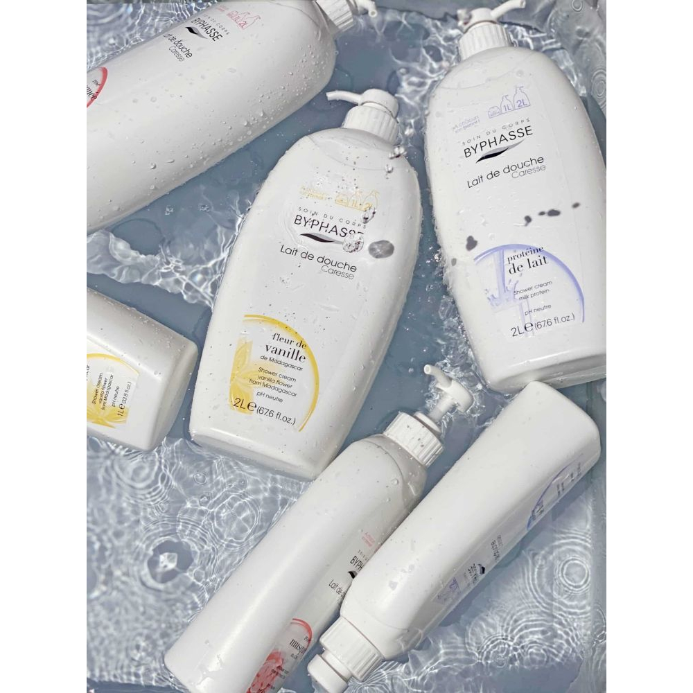 'Caresse Milk Protein' Shower Cream - 1 L