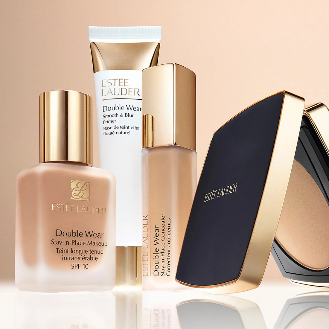 'Double Wear Stay-In-Place Matte SPF9' Pulverbasis - 3N1 Ivory Beige 12 g