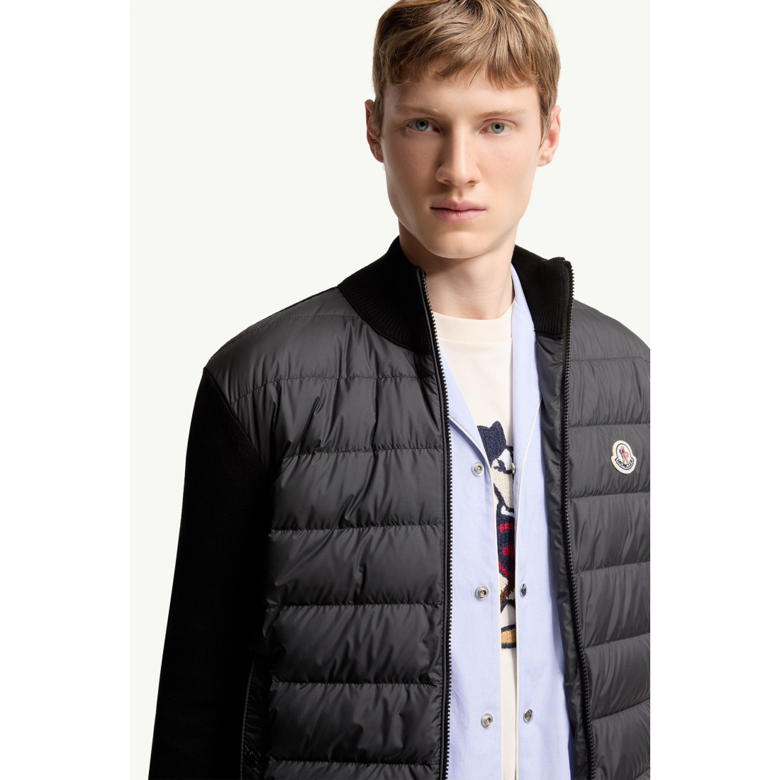 Cardigan 'Padded Zip-Up' pour Hommes