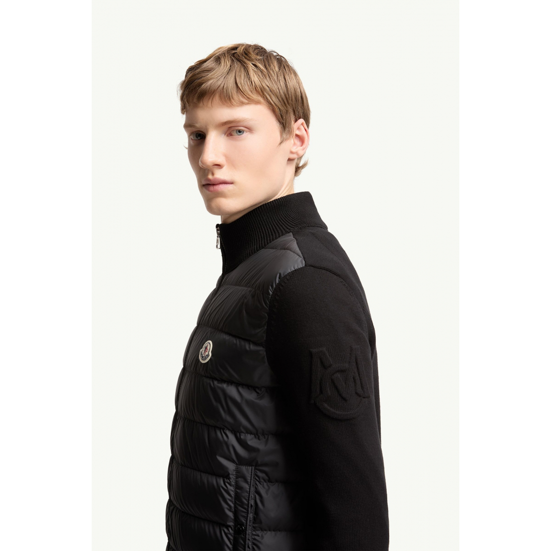 Cardigan 'Padded Zip-Up' pour Hommes