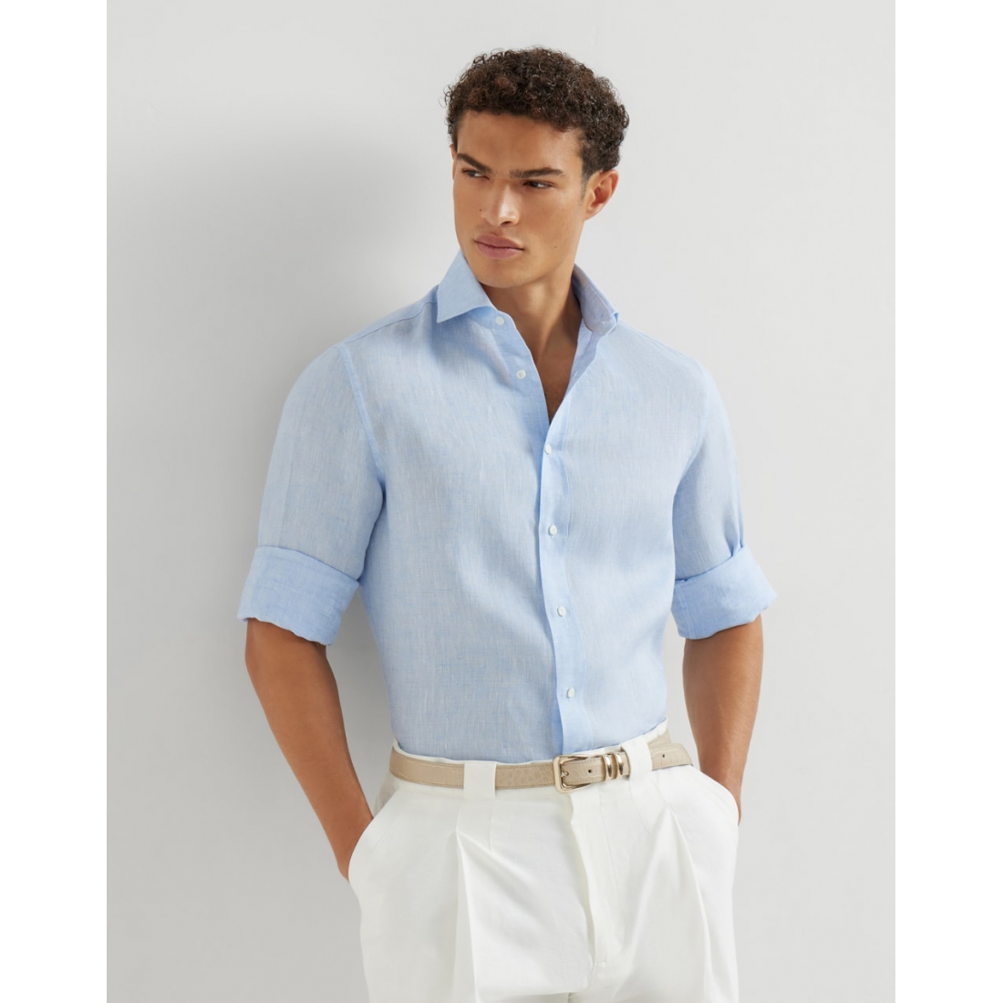Chemise 'With Spread Collar' pour Hommes