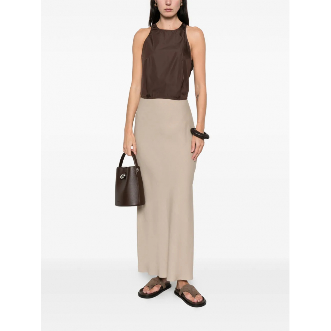 Women's 'Side Slit Straight' Maxi Skirt