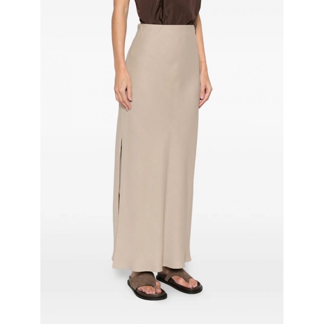 Women's 'Side Slit Straight' Maxi Skirt