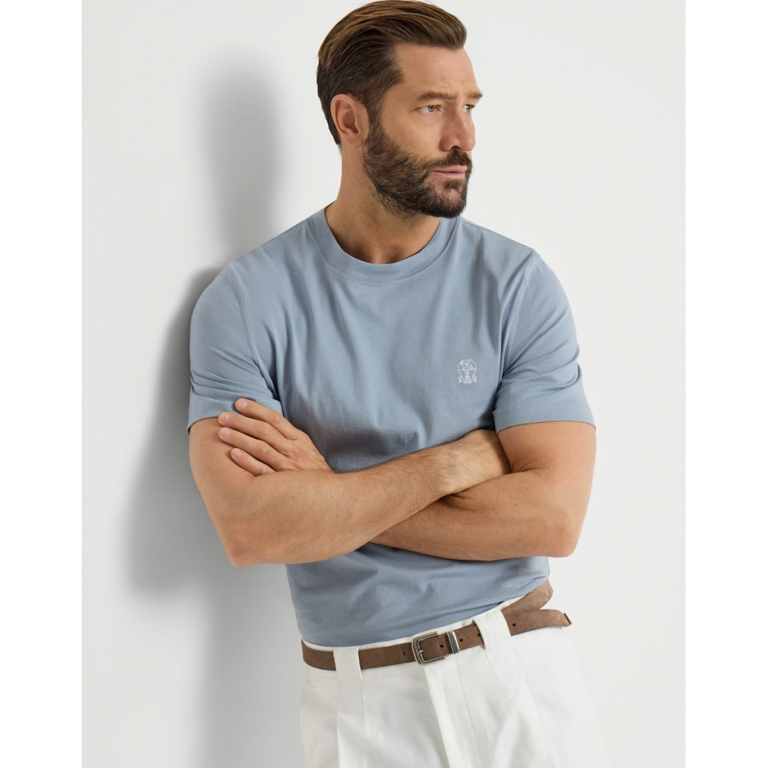 T-shirt 'With Logo' pour Hommes