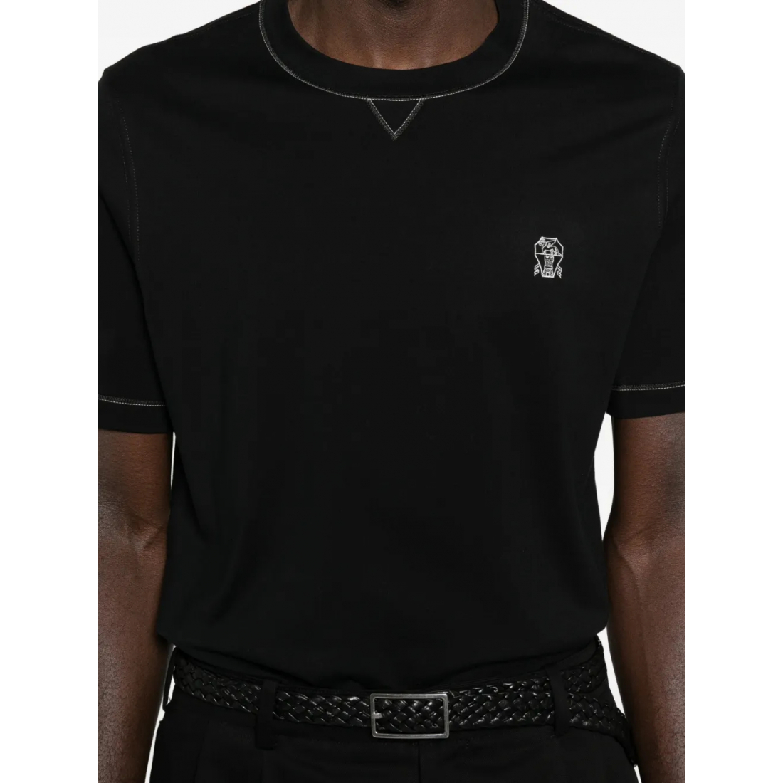 Men's 'Embroidered Trim' T-Shirt