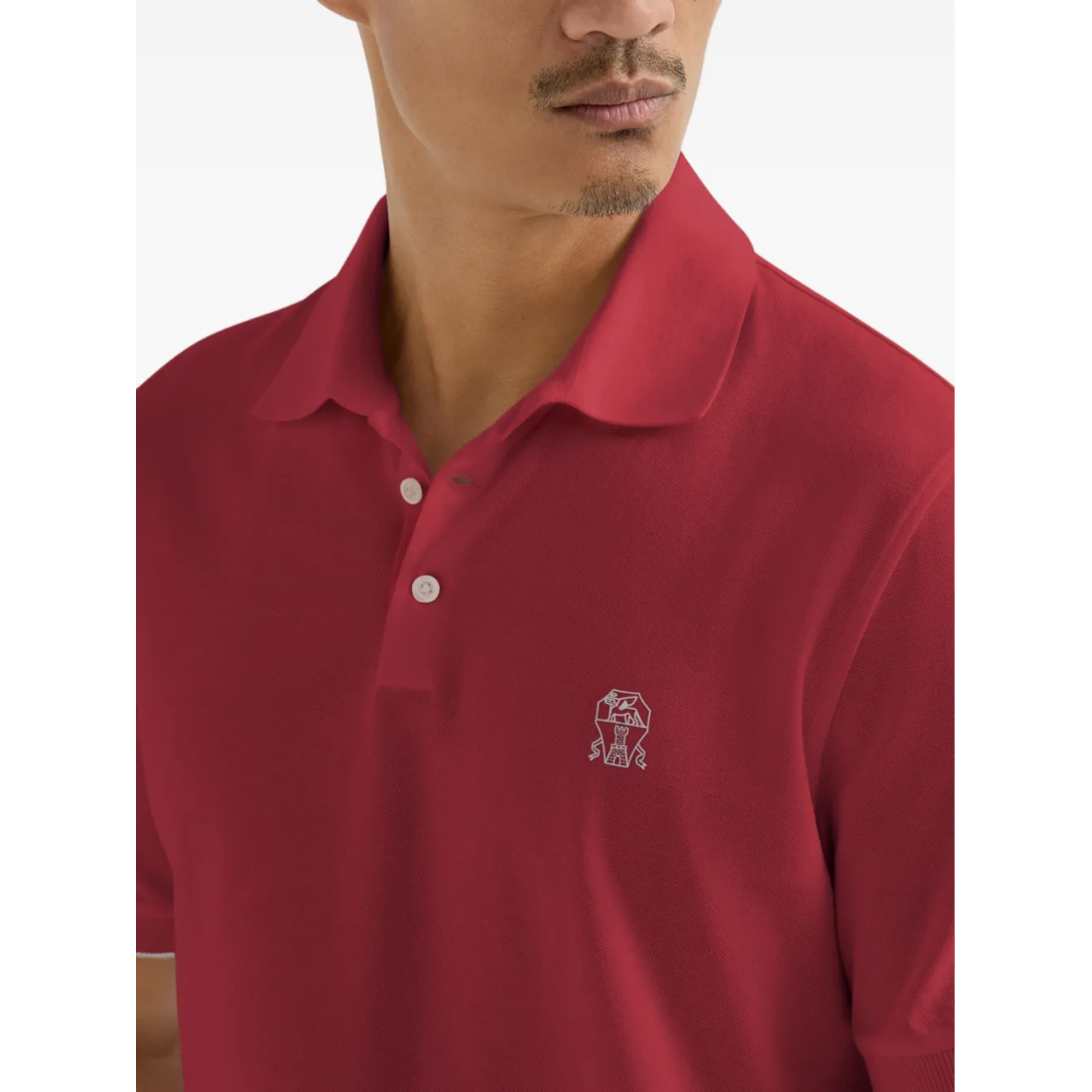 Polo 'Logo-Embroidered' pour Hommes