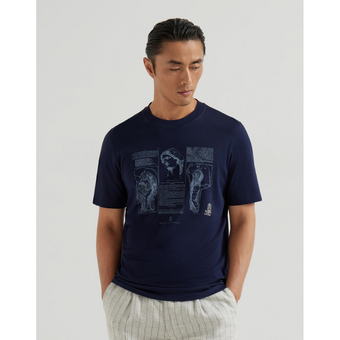 T-shirt 'With Print' pour Hommes