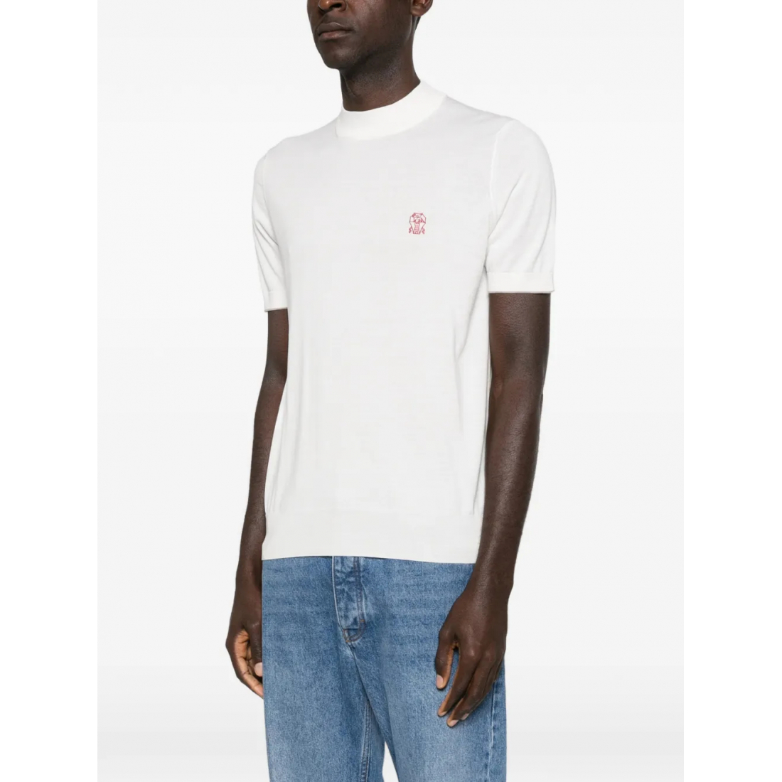 T-shirt 'Embroidered-Logo' pour Hommes