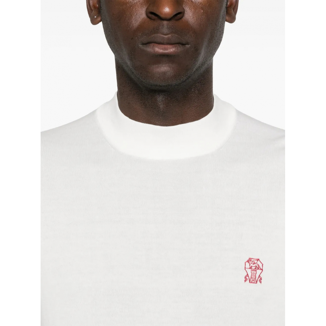 T-shirt 'Embroidered-Logo' pour Hommes