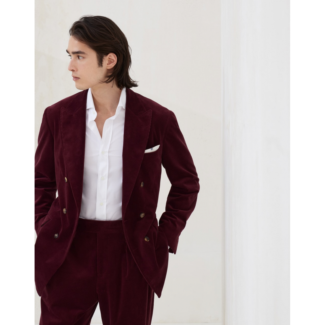 Chemise 'With Spread Collar' pour Hommes