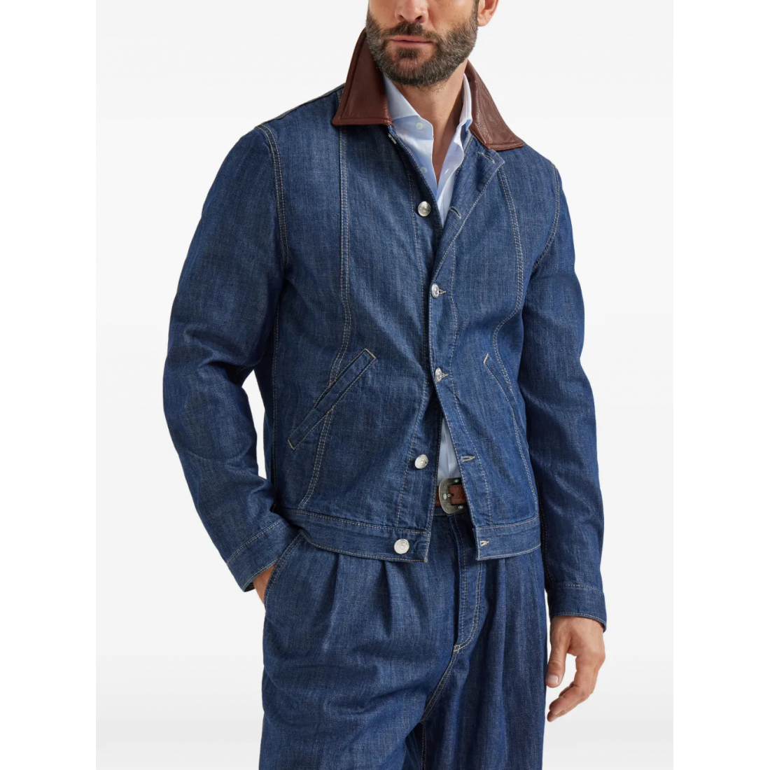 Veste en jeans 'Collar' pour Hommes