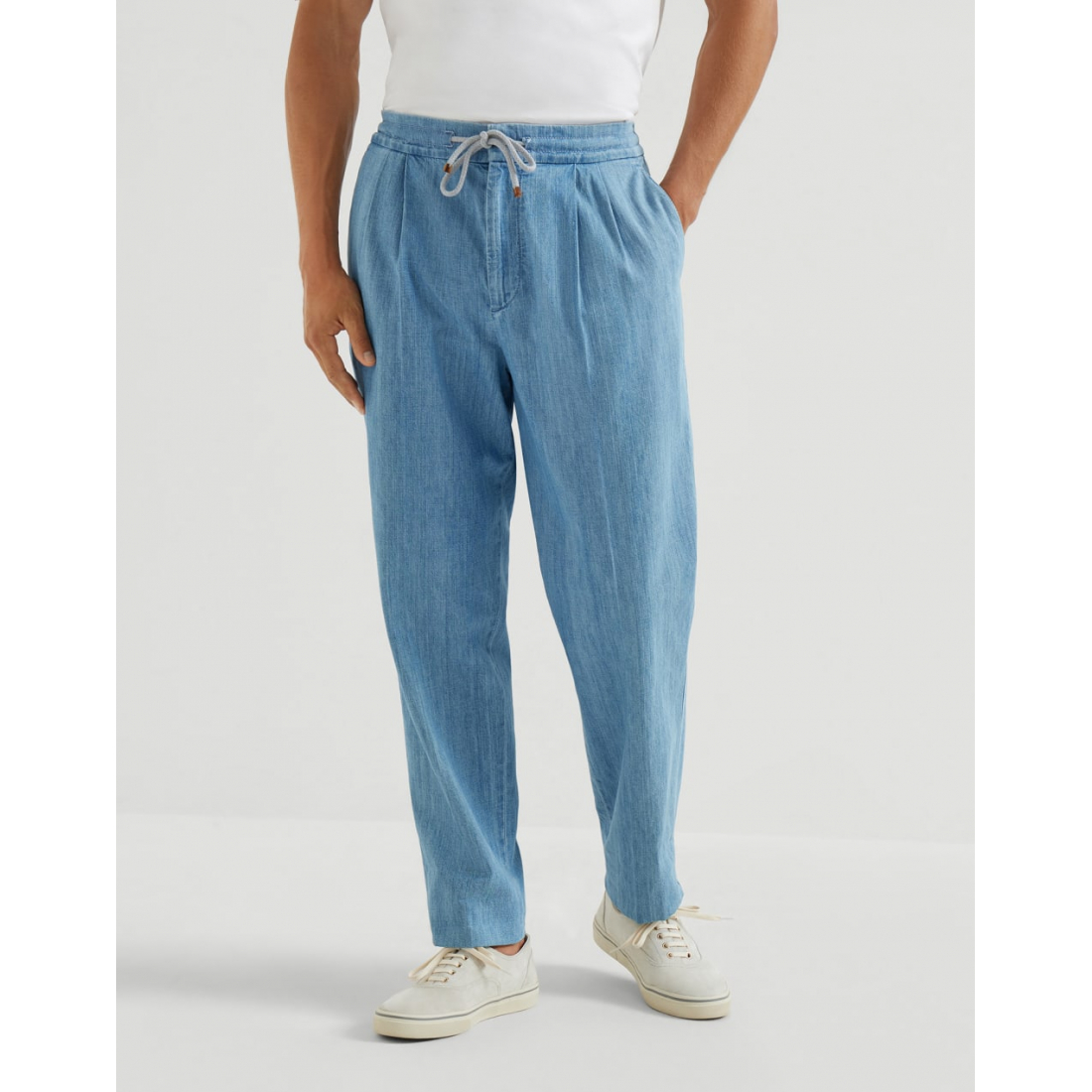Men's 'With Drawstring And Double Pleats' Jeans