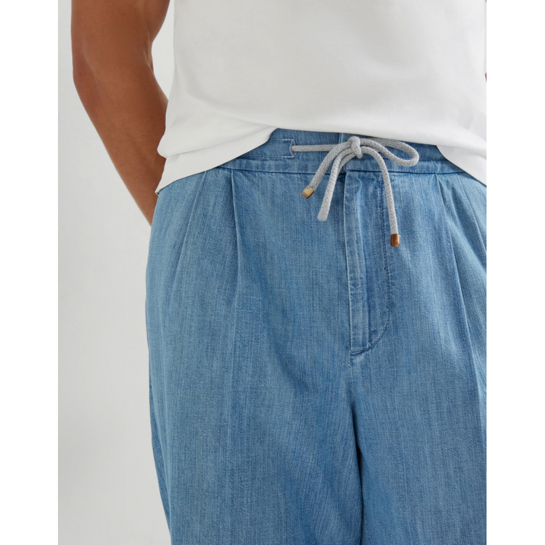 Men's 'With Drawstring And Double Pleats' Jeans