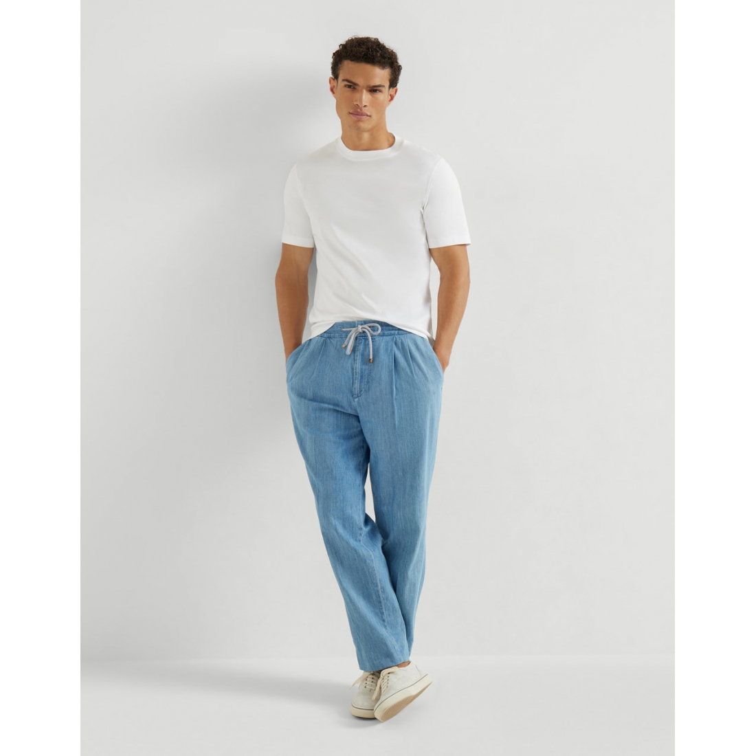 Men's 'With Drawstring And Double Pleats' Jeans