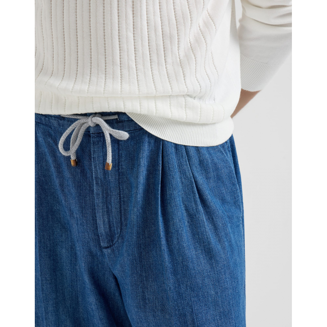 Men's 'With Drawstring And Double Pleats' Jeans