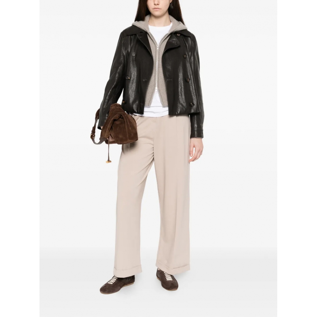 Pantalon 'Cuffed-Hem' pour Femmes