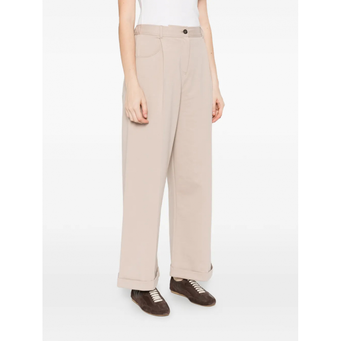 Pantalon 'Cuffed-Hem' pour Femmes