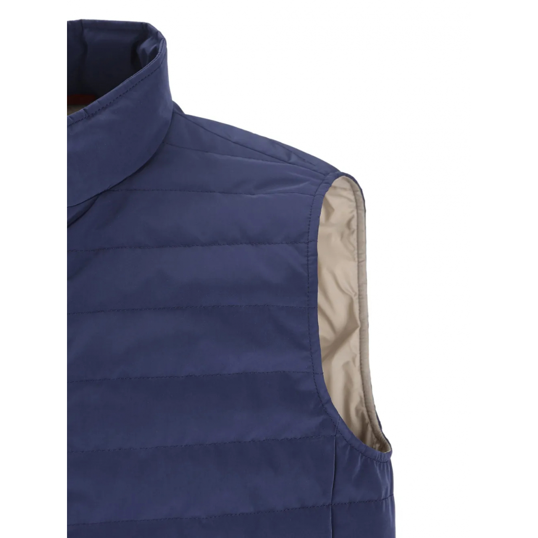 Gilet 'Quilted High-Collar' pour Hommes