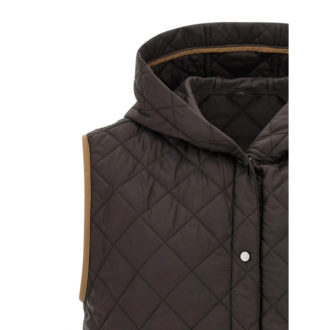 Gilet 'Hooded Quilted' pour Femmes