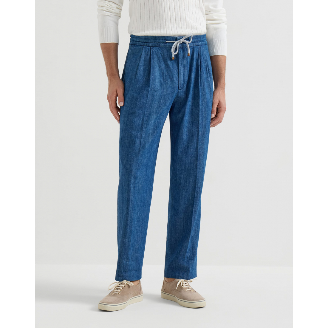 Men's 'With Drawstring And Double Pleats' Jeans