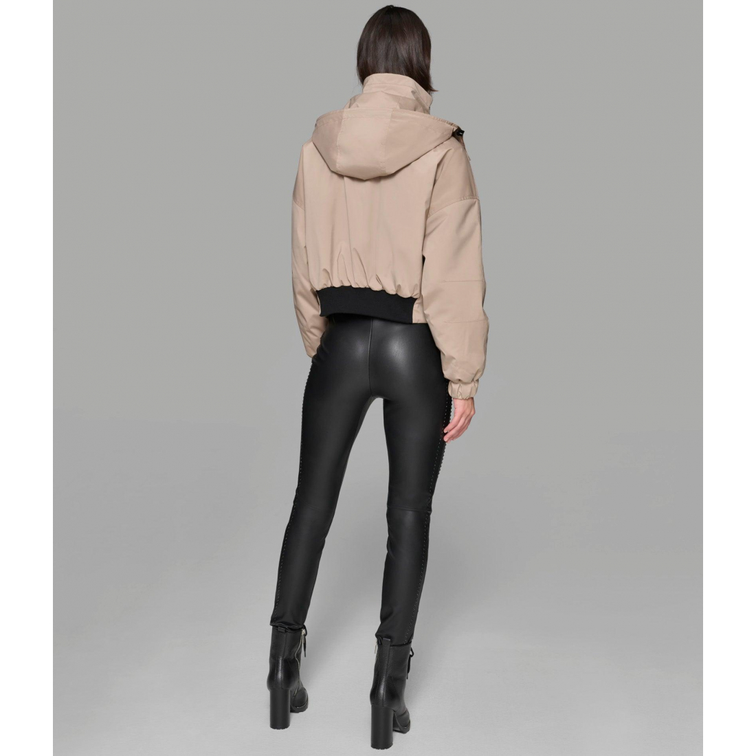 'Cropped Logo Bomber' pour Femmes