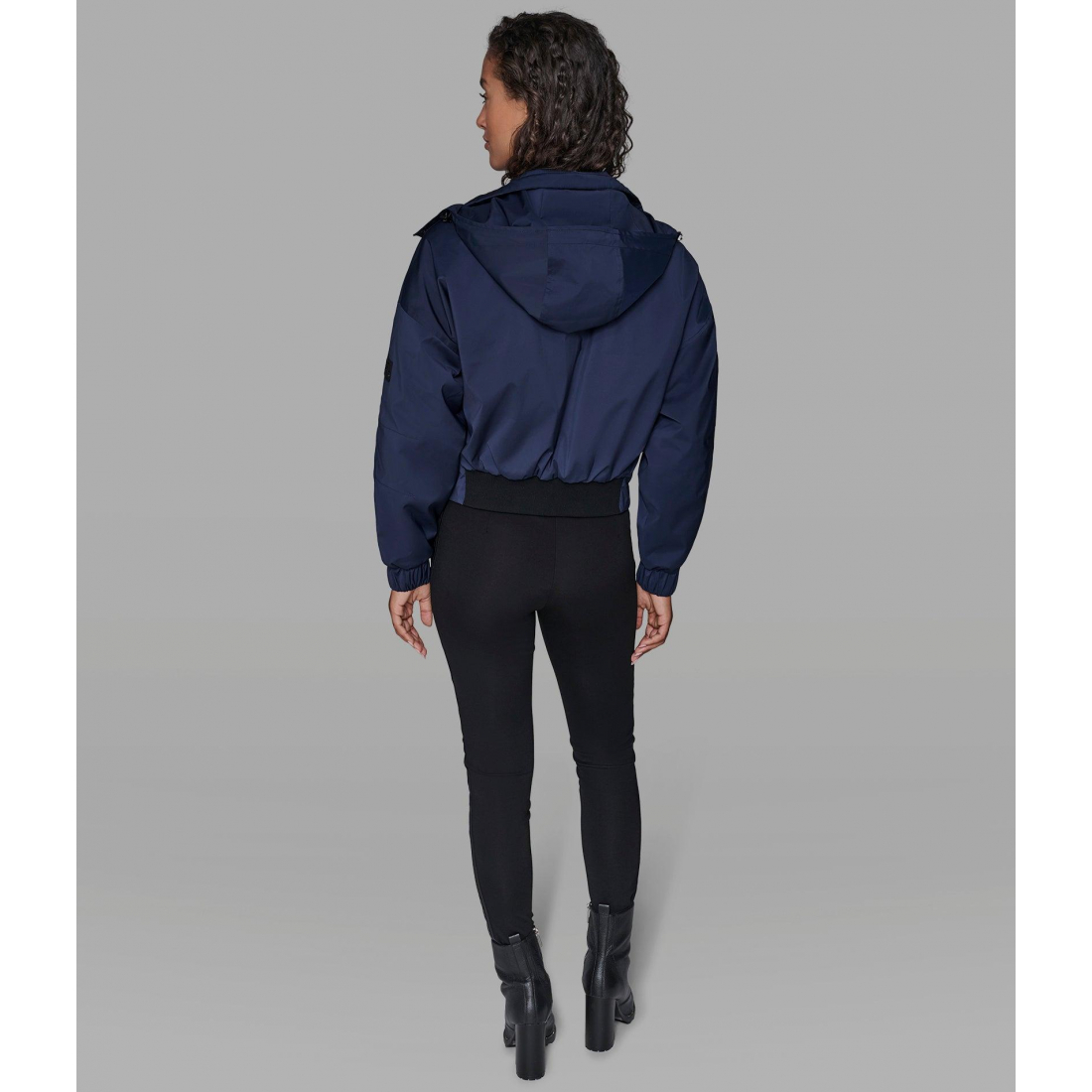 'Cropped Logo Bomber' pour Femmes