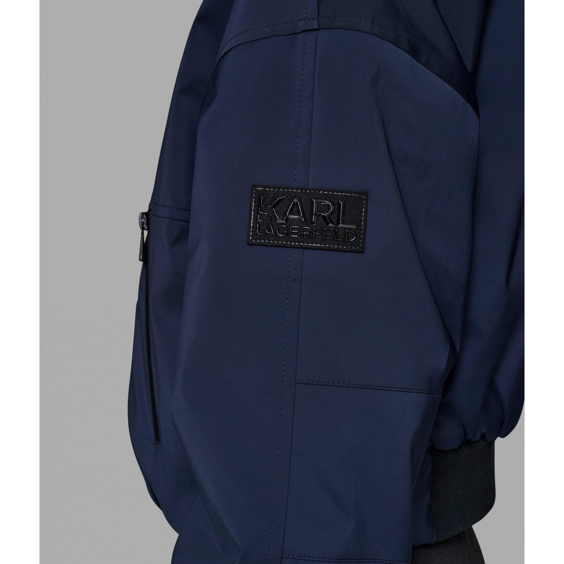 'Cropped Logo Bomber' pour Femmes