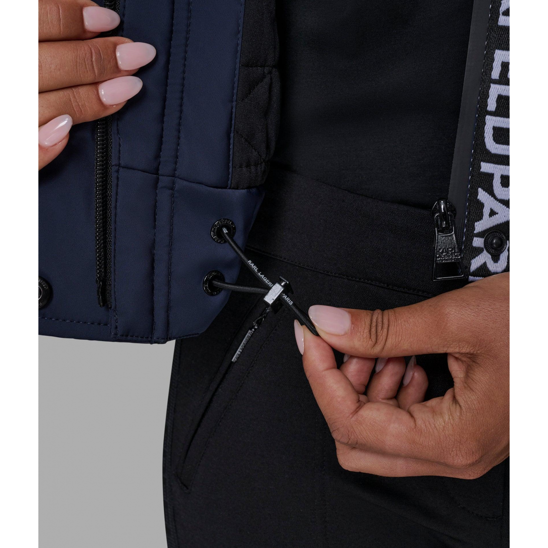 'Cropped Logo Bomber' pour Femmes