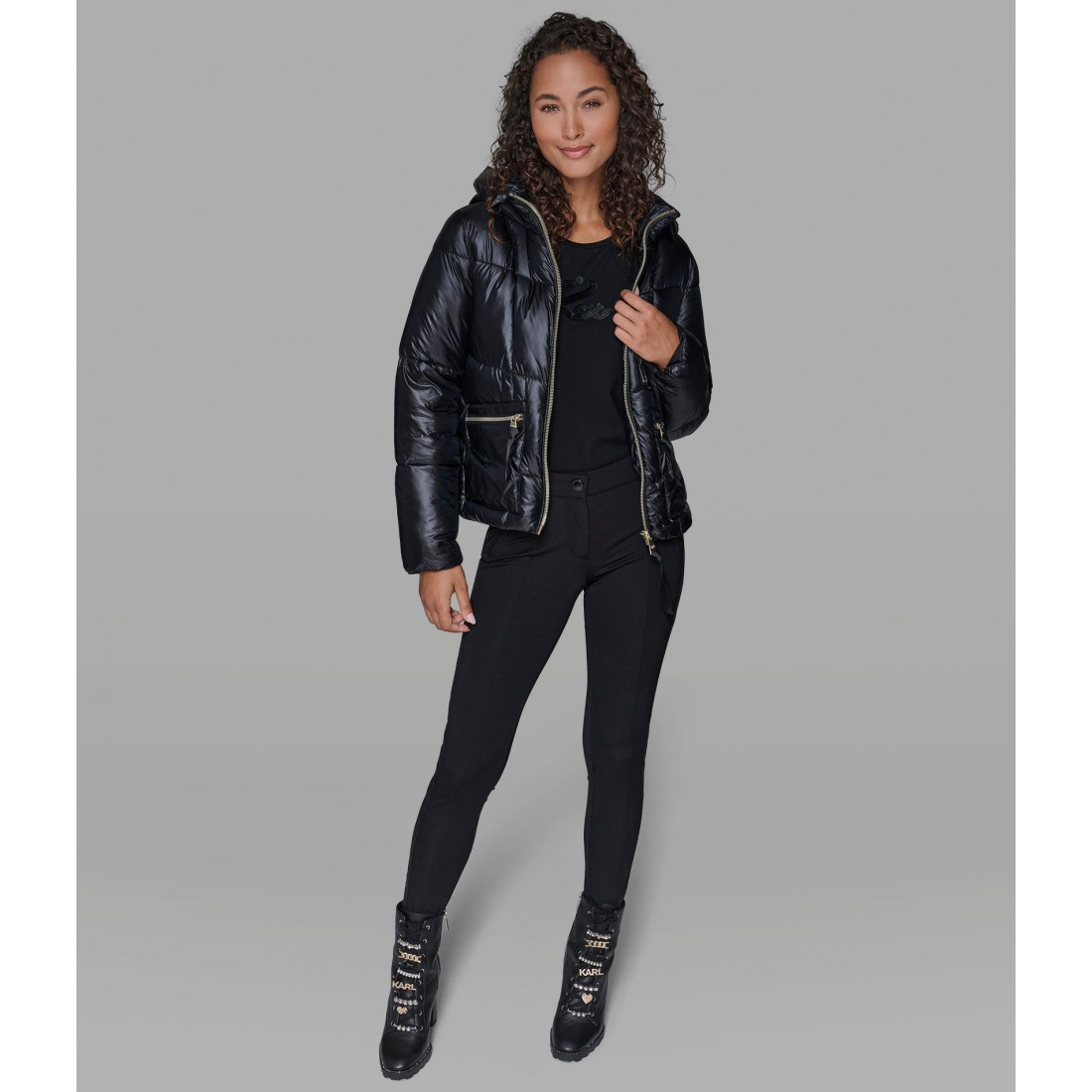 'Short Hooded Puffer' für Damen