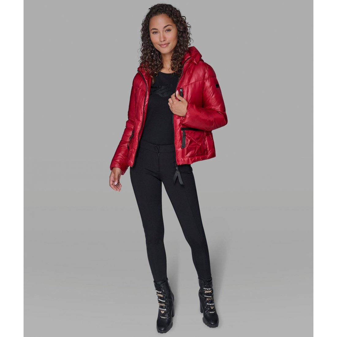 'Short Hooded Puffer' für Damen