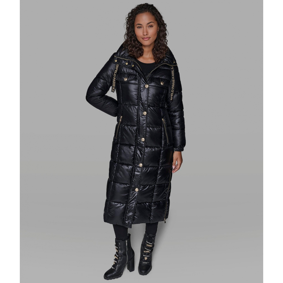 Women's 'Maxi Puffer With Kl Buttons'