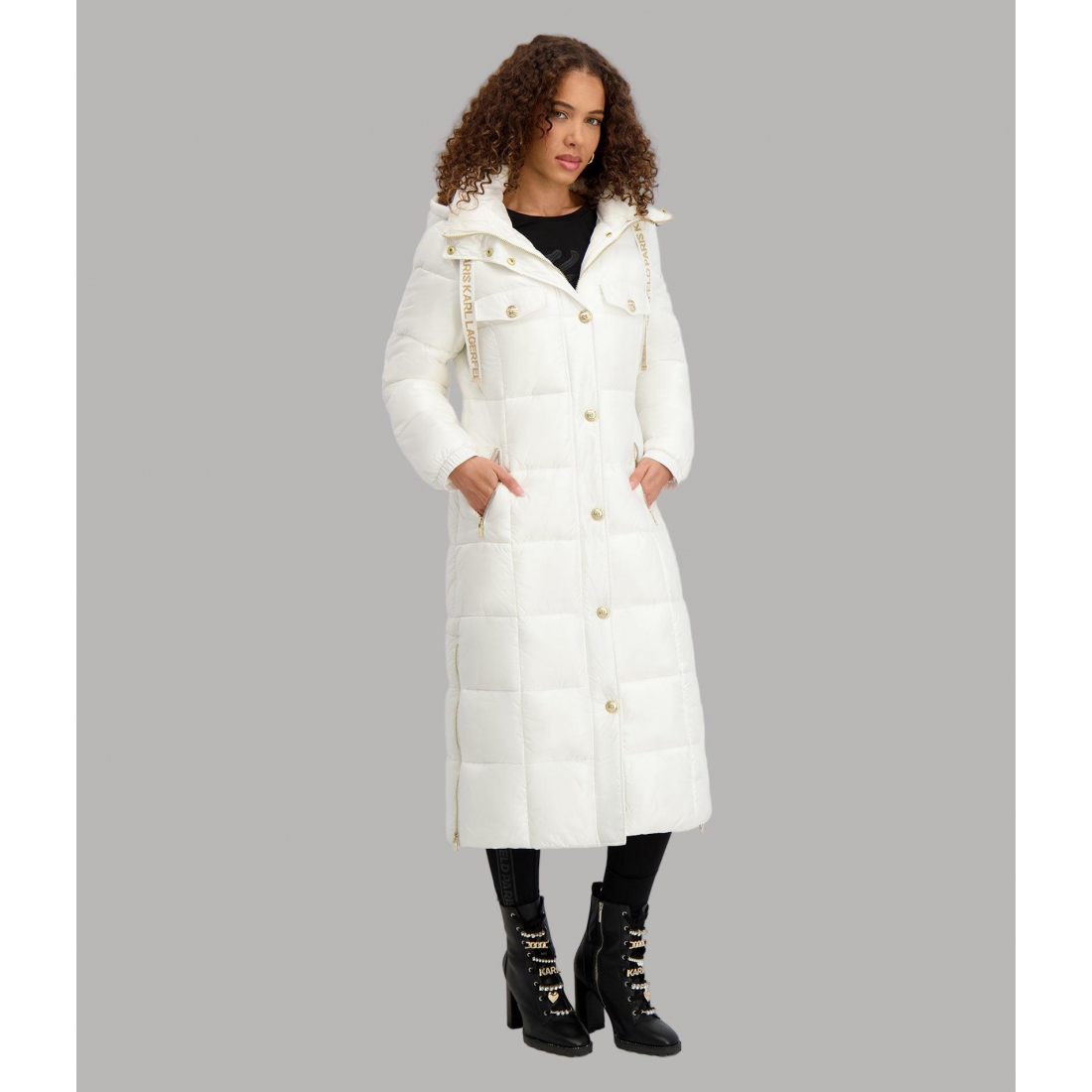 'Maxi Puffer With Kl Buttons' für Damen