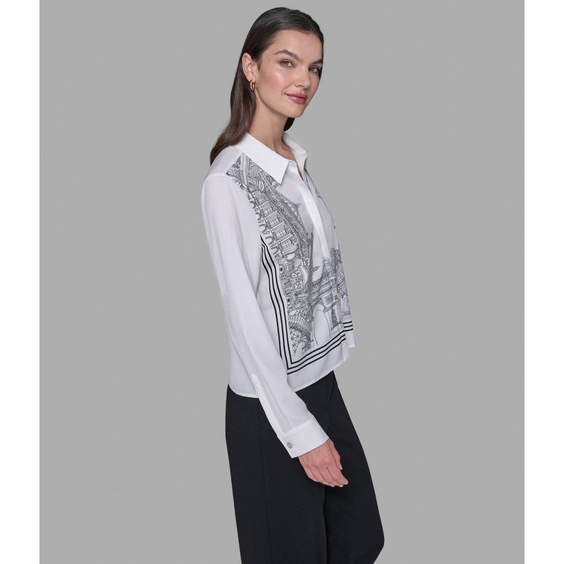 'Paris Scene Soft Blouse' pour Femmes