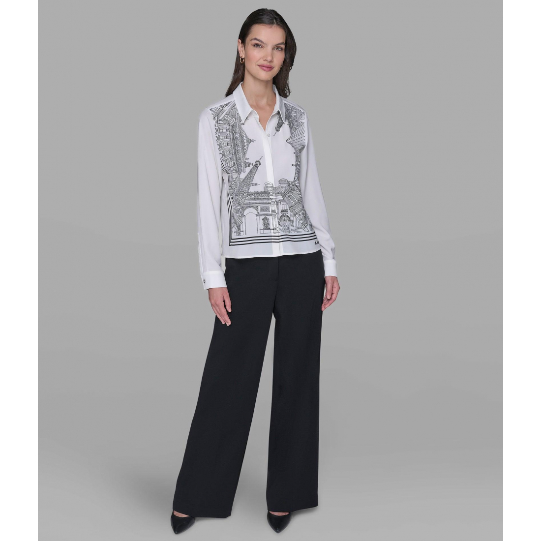 'Paris Scene Soft Blouse' pour Femmes