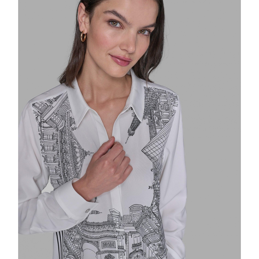 'Paris Scene Soft Blouse' pour Femmes