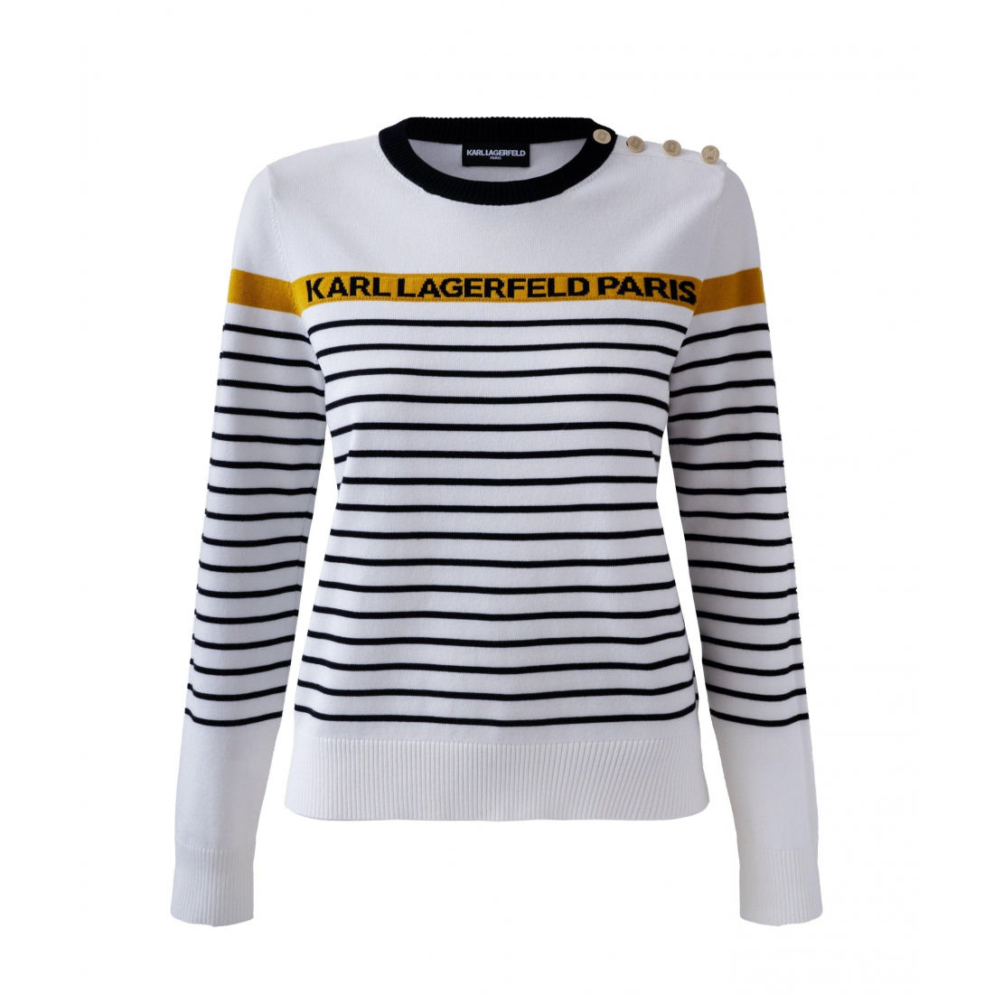 'Striped Logo Sweater' pour Femmes