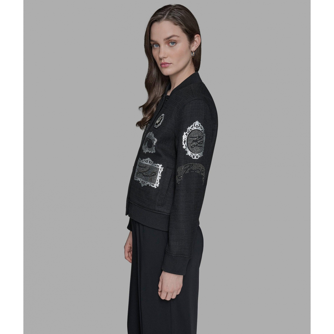 'Bomber Jacket With Patches' für Damen