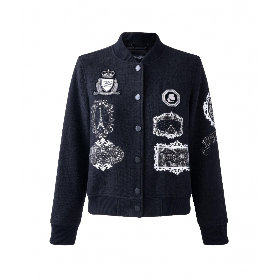 'Bomber Jacket With Patches' für Damen