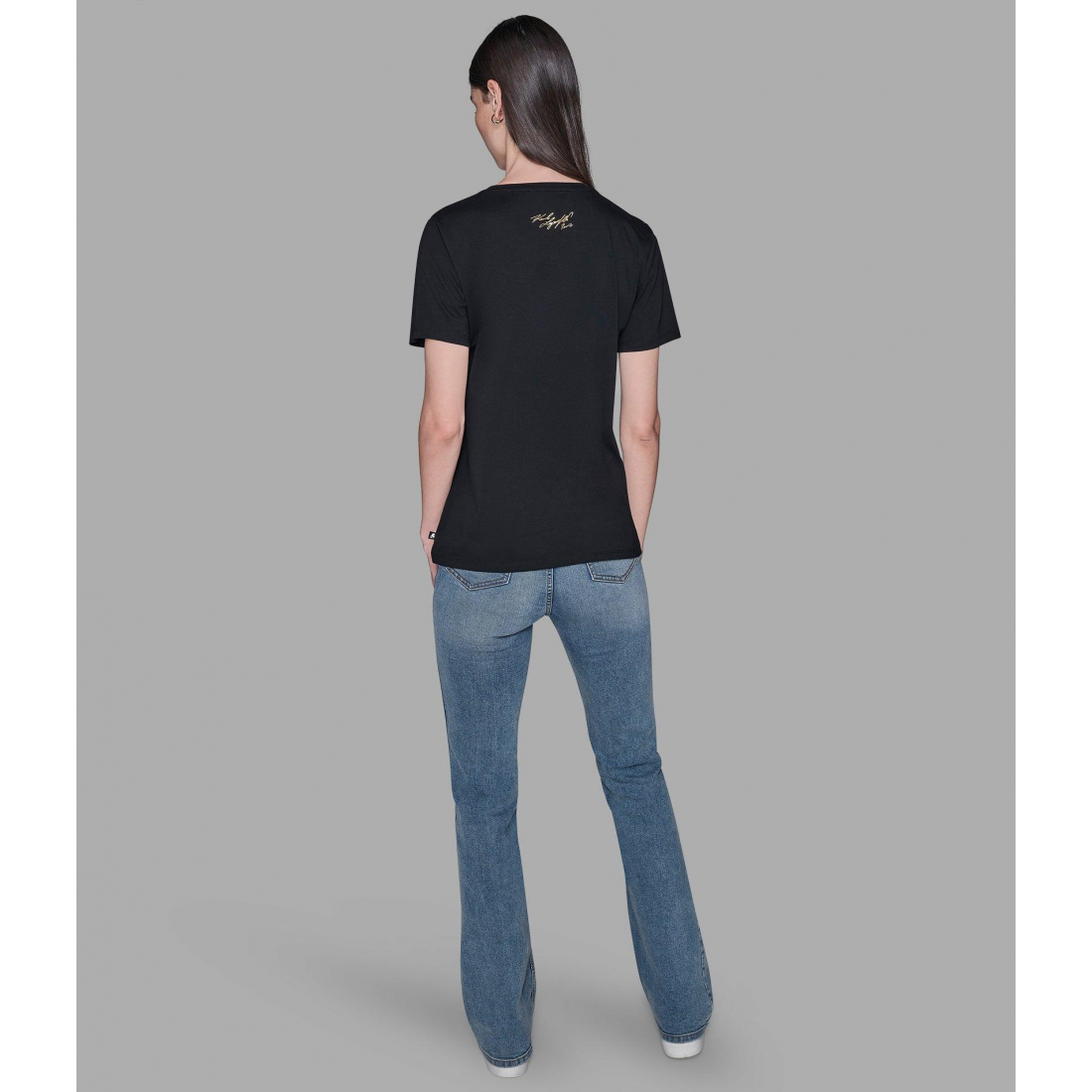 'Embellished Eiffel Tower Tee' pour Femmes